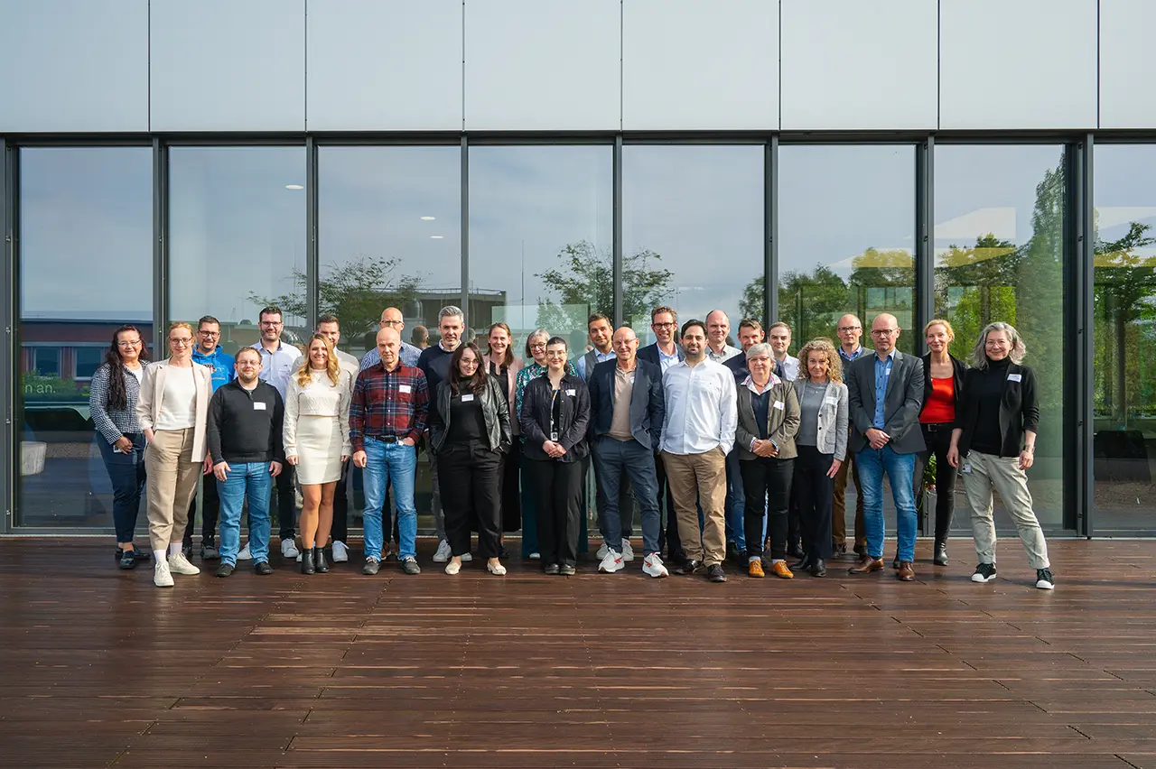 Gruppenfoto bei einer Veranstaltung
